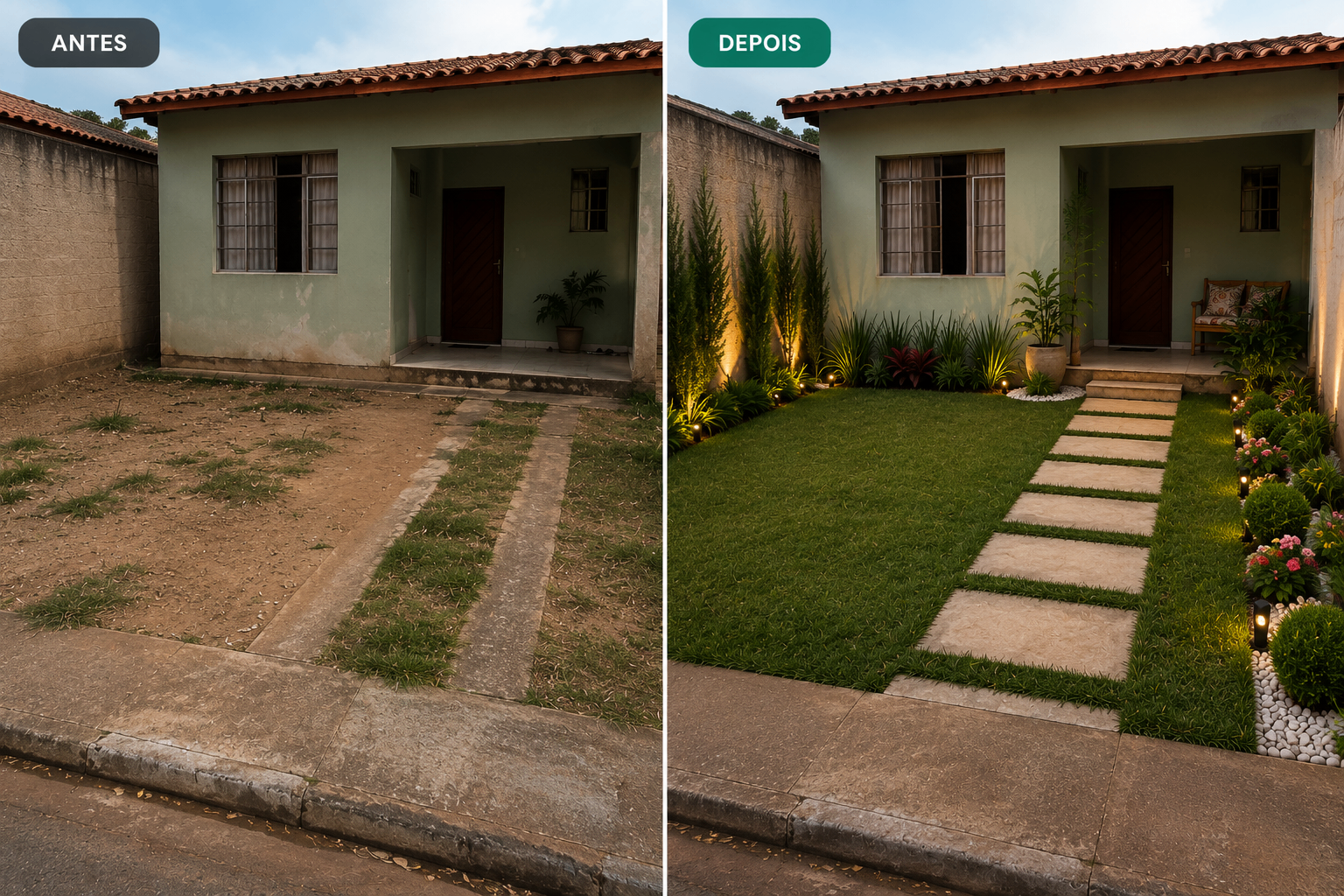 Antes e depois 1